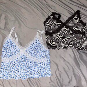 Lace tank bundle size S
